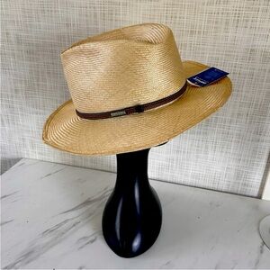 Stetson Straw Cowboy Hat XL Rustic Hilton Straw Hat Size XL Yellowstone